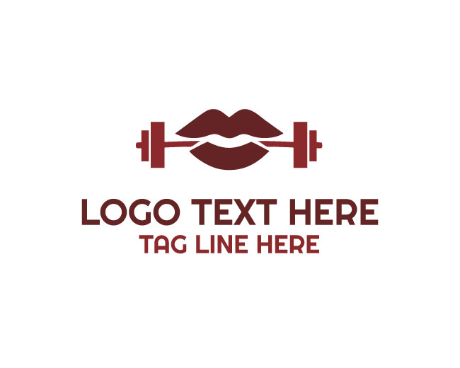 Empower Lips Barbell Logo