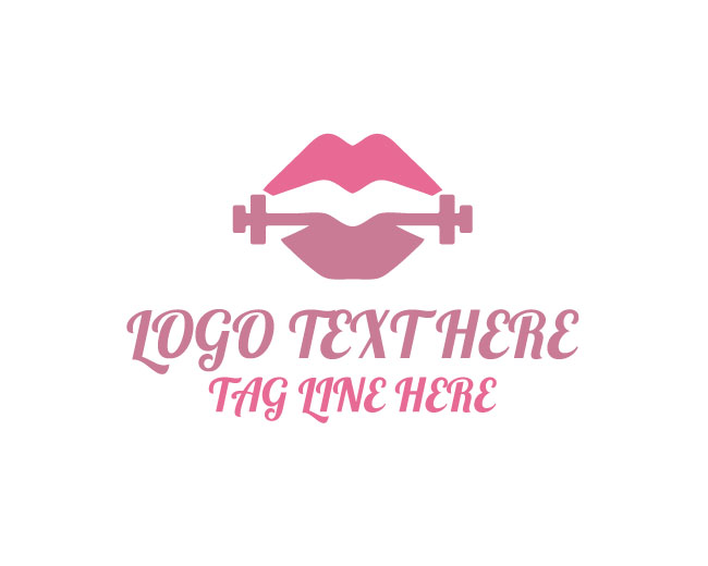 Lips Barbell Logo