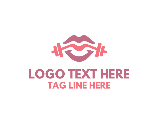 Beautiful Lips Barbell Logo