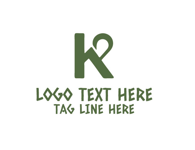  Letter K Love Logo