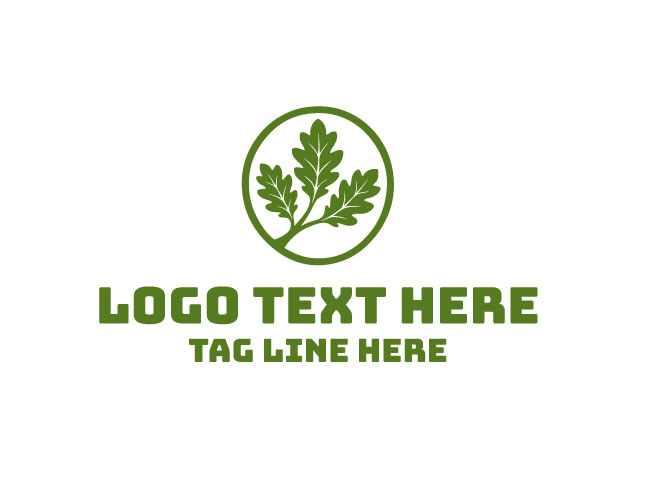  Oak Acorn Tree Root Crest Logo