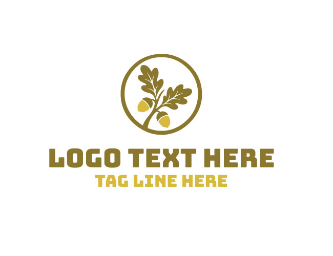  Oak Acorn Root  Logo