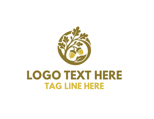 Oak Acorn Canopy Logo