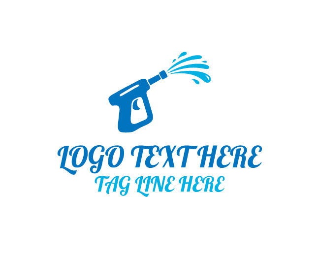 Modern Pressure Washer Logo