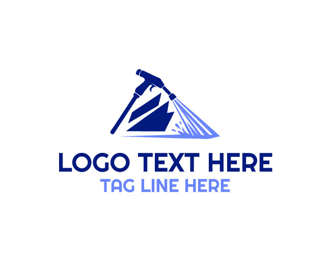 Stylish Clean Stream Washer Logo