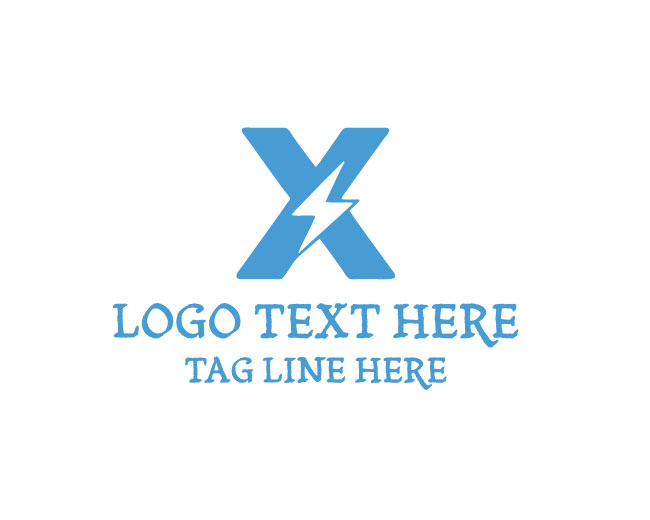 Letter X Power Logo