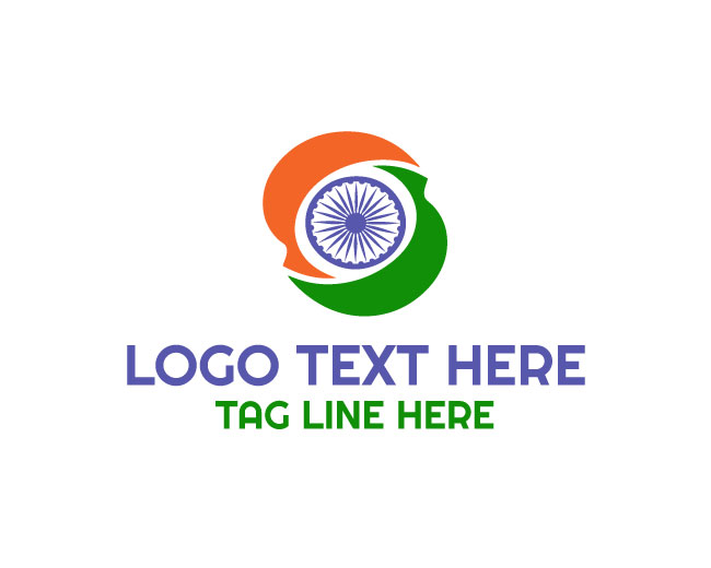 India National Flag Logo