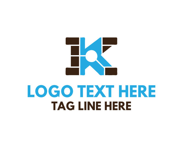Letter K Signature Logo