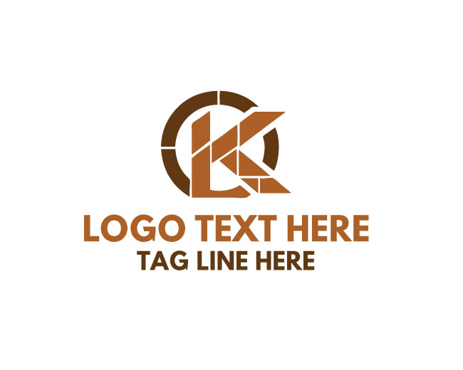  Letter K Form Logo