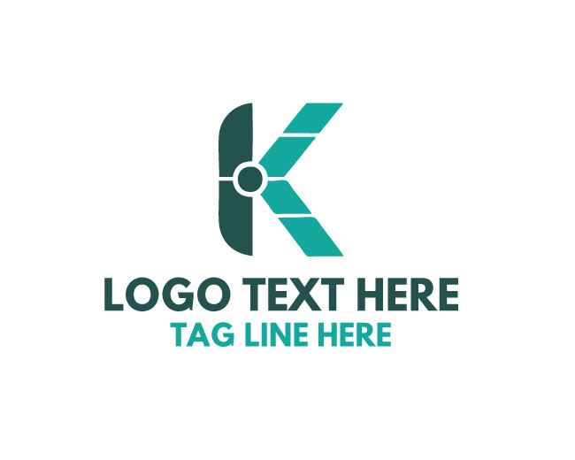  Letter K minimal Logo