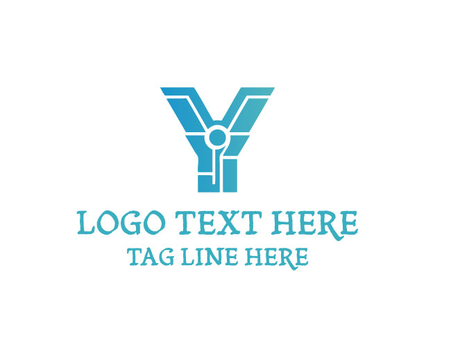 Letter Y Geometric Logo