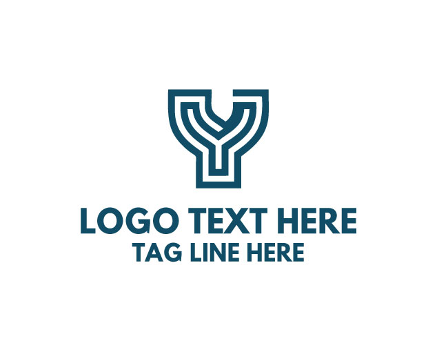 Letter Y Minimalist Logo