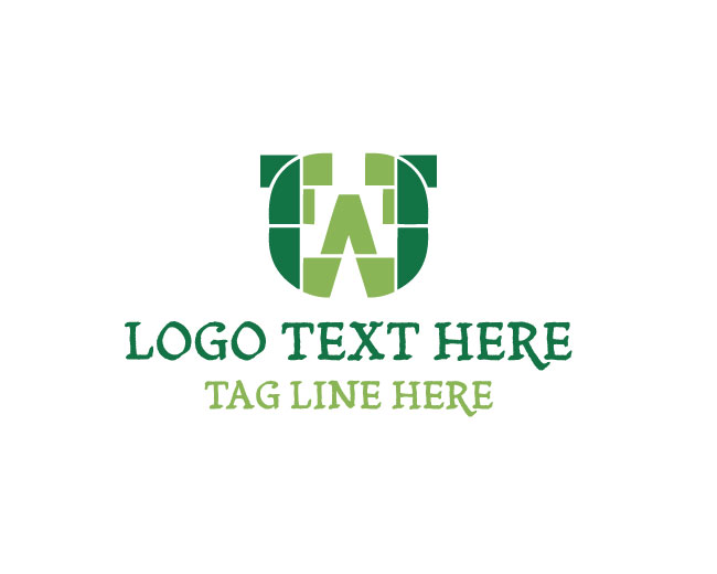 Letter W Lattice Logo