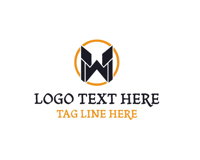 Letter W Bridge Logo