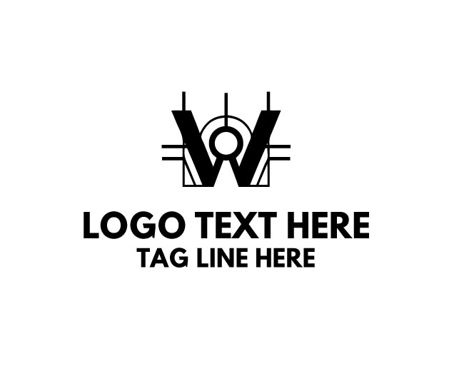 Letter W Architect Logo