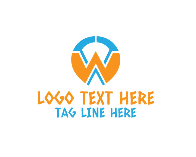  Modern Letter W Future Logo