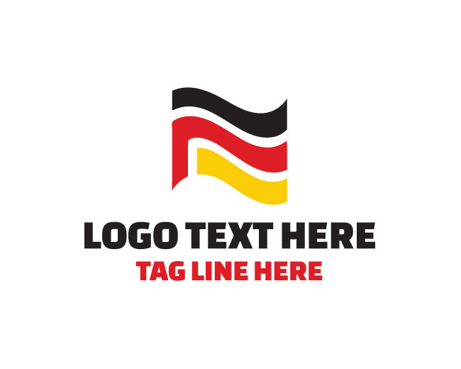  Germany Heritage Flag Logo