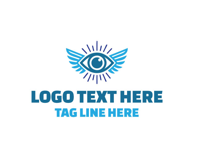 Celestial Eye Wings Logo