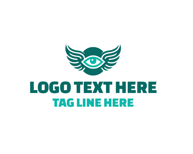  Modern Eye Wings Logo