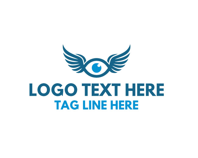Modern Wings Eye Logo