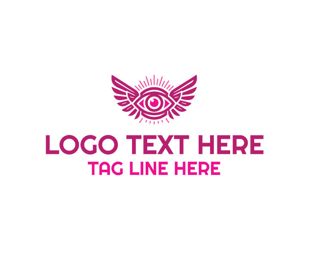 Stylish Wing Glance Logo