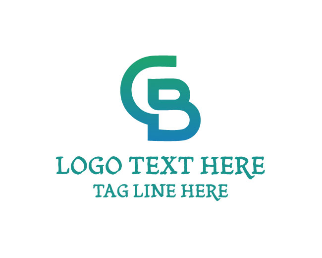  Dynamic C B Letters Logo