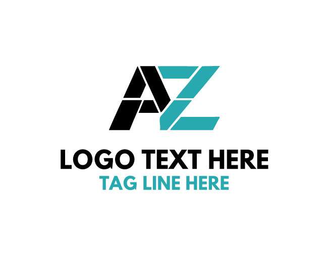 Professional A Z Letters Logo