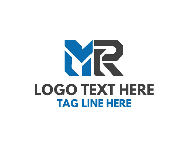 Professional M R Letters Logo