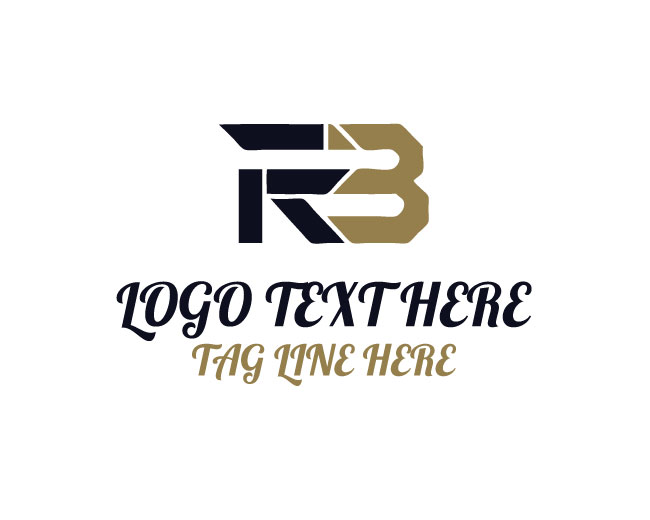 Unique R B Letters Logo
