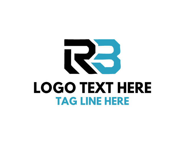  Bold R B Letters Logo