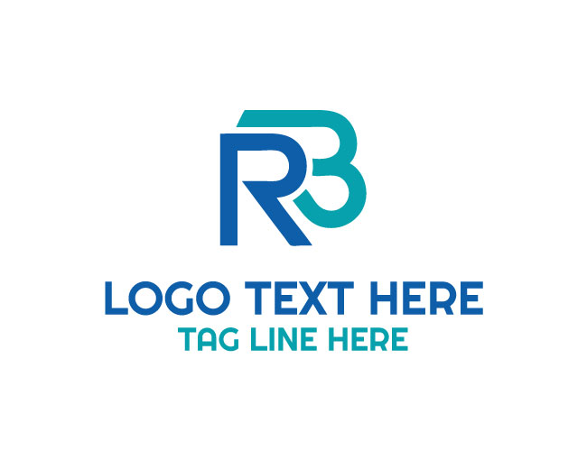 Classic R B Letters Logo