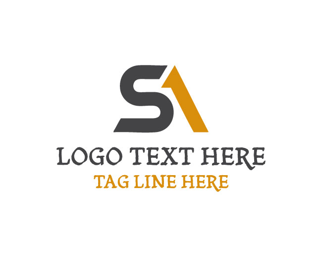 Refined S A Letters Logo