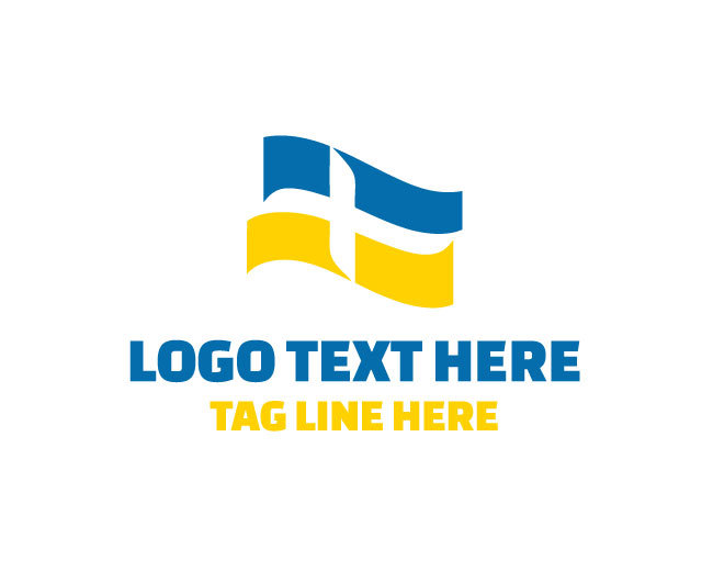 Refined Sweden Flag Logo