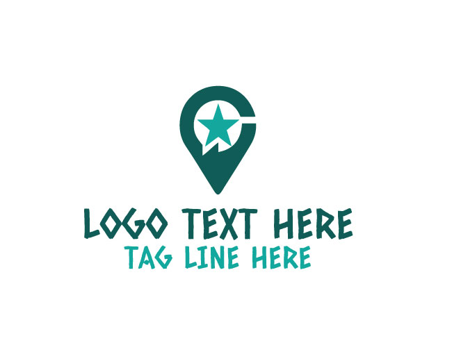 Location  GPS Star Logo