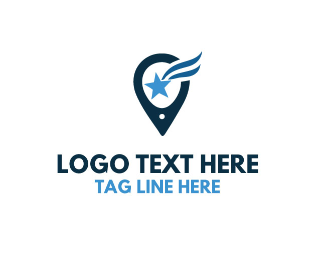  Location Pin Star Urban Logo