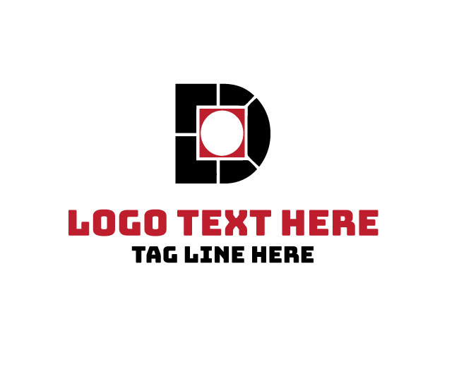 Minimal Letter D Logo