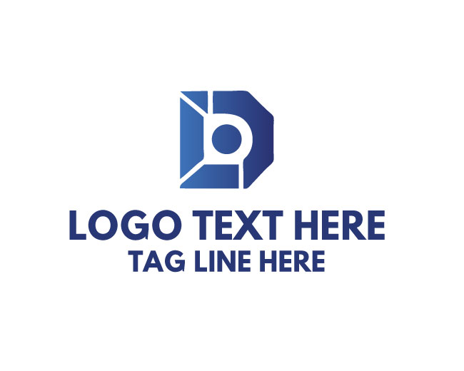 Abstract Letter D Logo