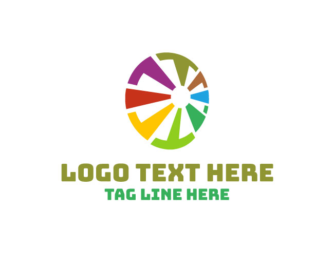 Colorful Abstract Circle Logo