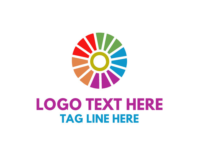 Colorful Abstract Circle Logo