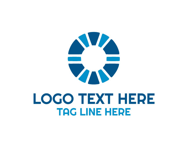 Radial Abstract Circle Logo