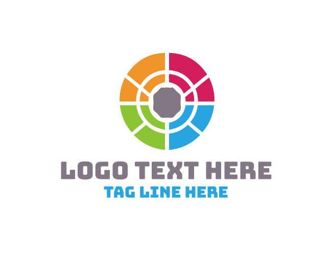 Colorful Abstract Circle Logo