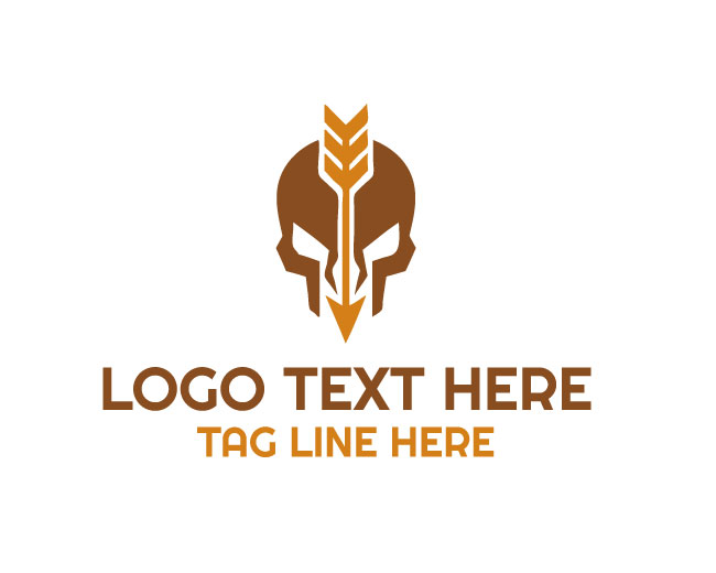 Premium Arrow Skull Logo