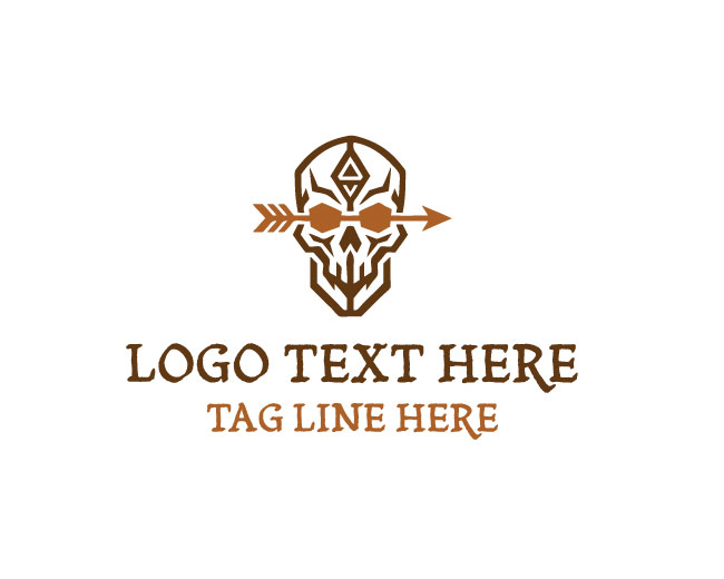 Origin Arrow Skull Logo