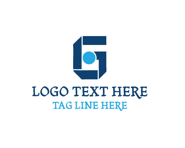 Letter G Blue Logo