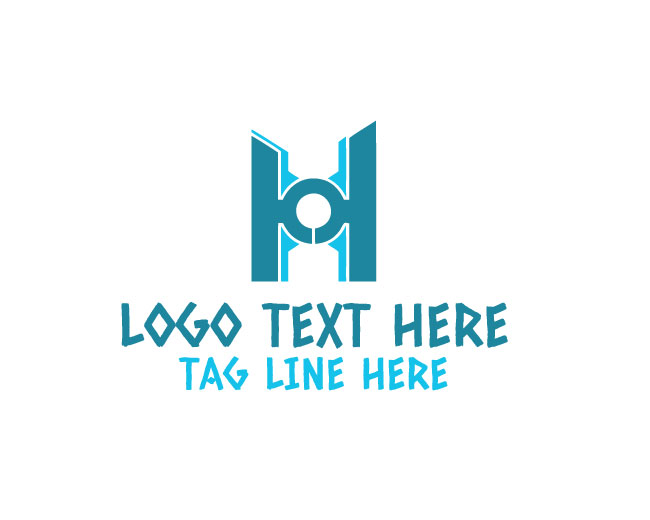  Letter H Minimal Logo