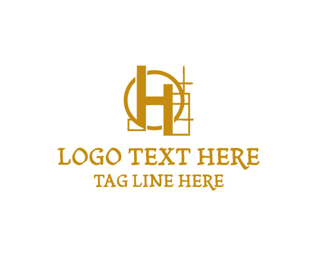  Letter H Architect Logo