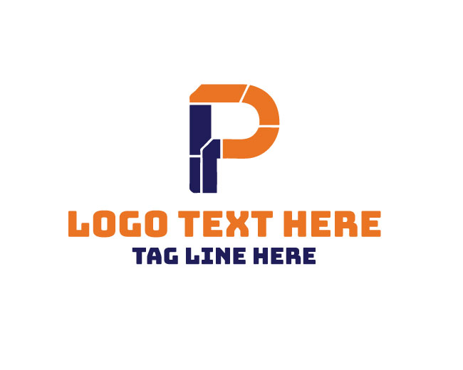 Letter P Monogram Logo