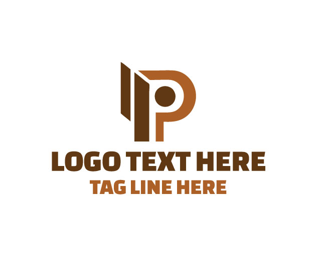 Letter P Geometric Logo