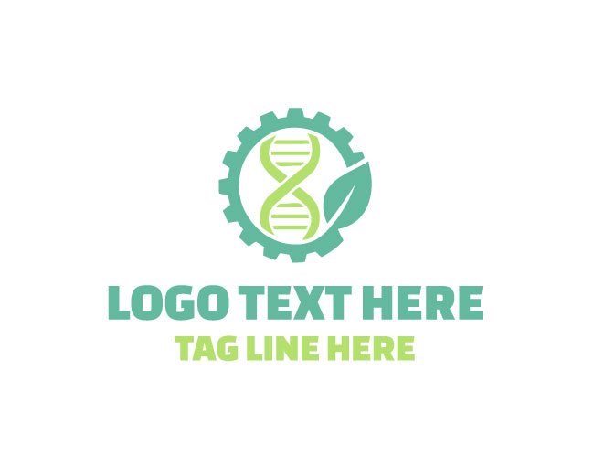 Green ECO DNA Gear Logo