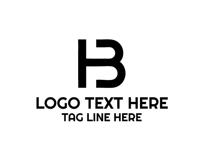 Modern H B Letter Logo